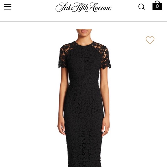 shoshanna beaux guipure lace sheath dress